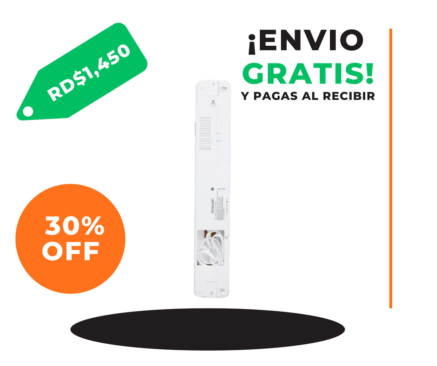 Lampara de Emergencia de 6 horas de uso, 60 LED IP20, 4,2W 240Lm, Litio, SEC
