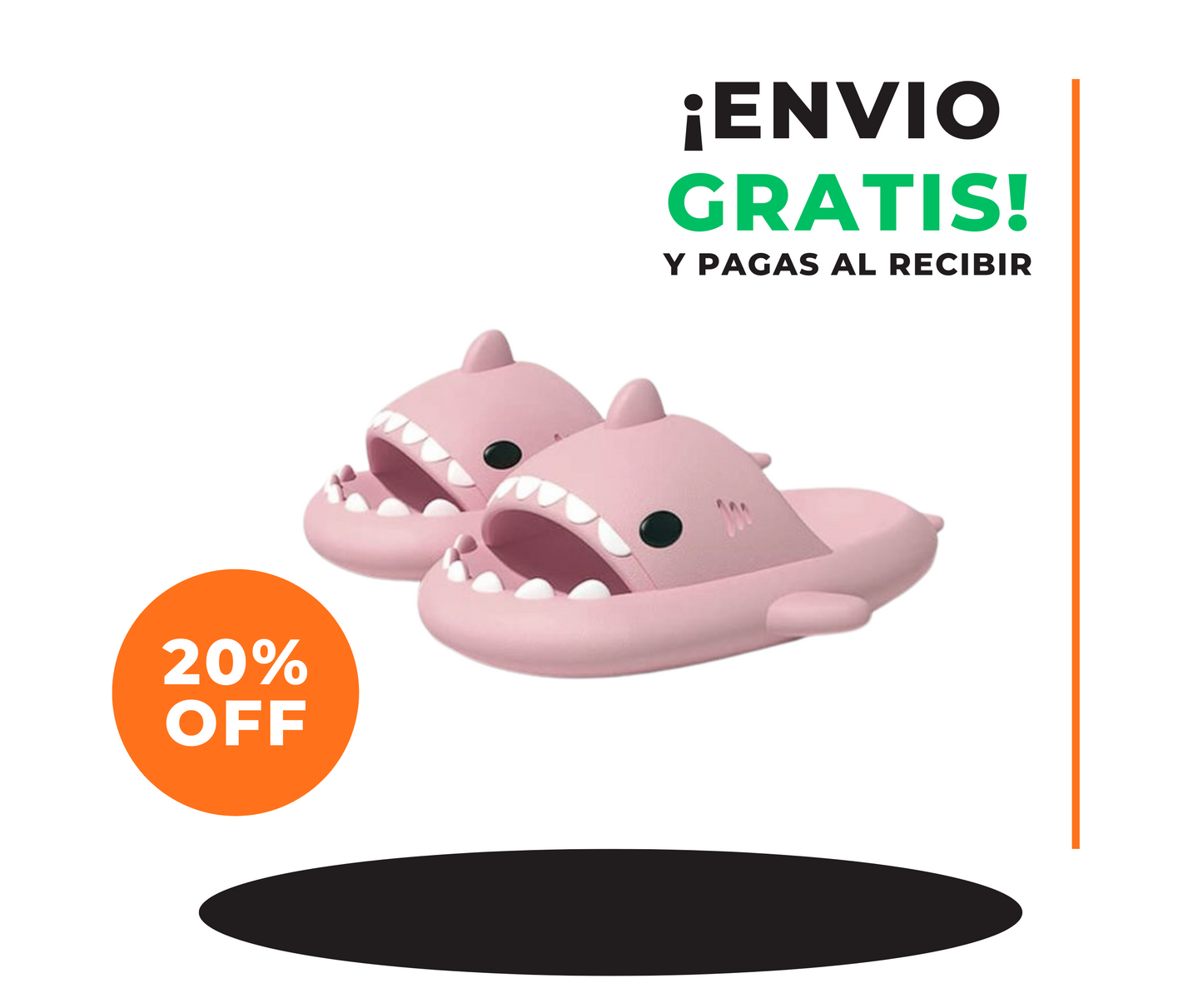 Sharky Chanclas Rosadas