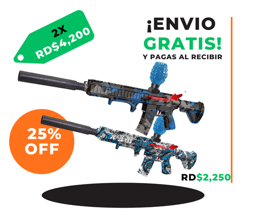 Juguete M416. Pistola de Hidrogel