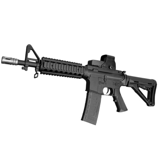M4-A1 con mira de punto rojo. Pistola de Hidrogel. Gel Blaster