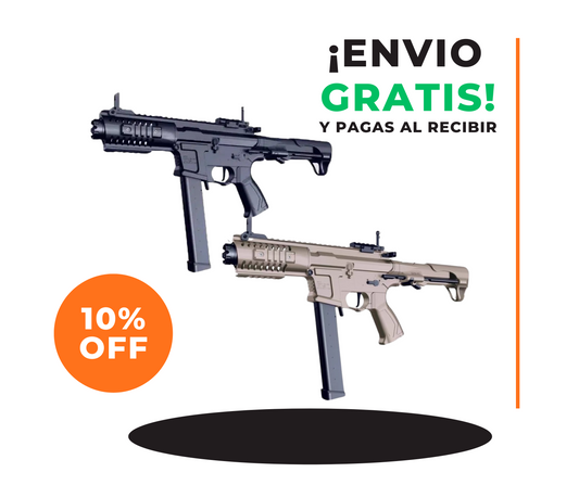 Juguete ARP-9 - Pistola de Hidrogel NIVEL PRO. Gel Blaster